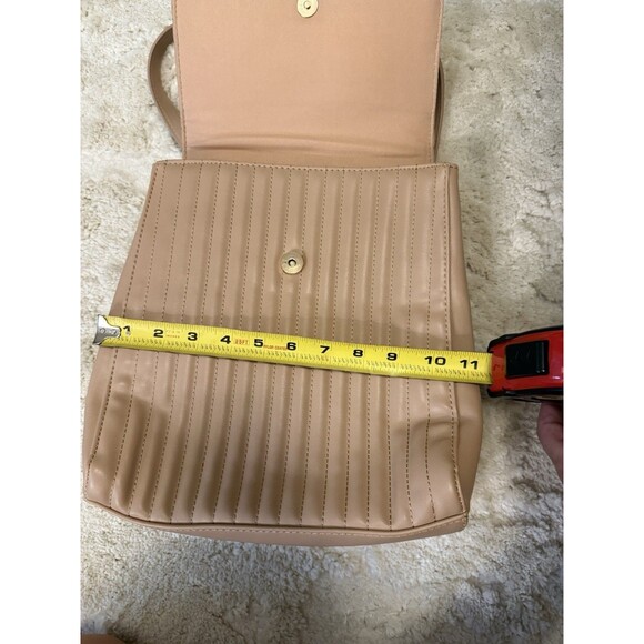 A New Day Quilted Women's Backpack Nude Blush Color Handbag Purse Satchel - Picture 4 of 7